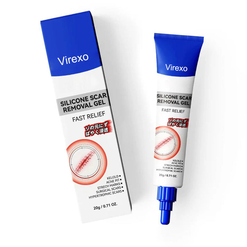 Virexo®Silicone Scar Gel for Old & New Scars — Lightweight, Fast-Absorbing Care for Face & Body